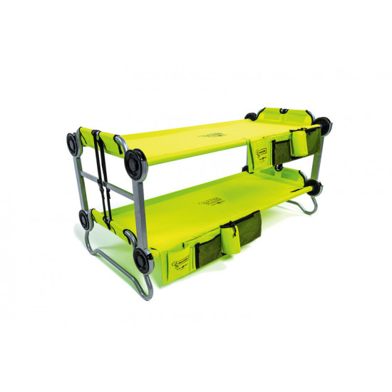 Kids-O-Bunk bunk bed, children's bunk bed, lime green, max. 91kg per bed