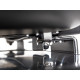 Trolley 2-flame gas grill with ignition fuse - 50 mbar