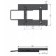 Sliding head for table frame