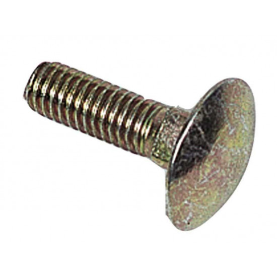 Carriage bolt M6x20, steel, 10 pieces