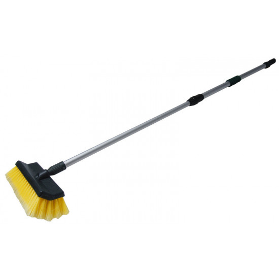 Aluminum telescopic brush - length adjustable from 0.9 to 1.8 m