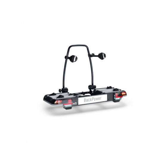 BackPower towbar-mounted bike rack with space for 2 bikes