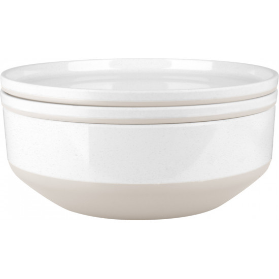 Melamine dinnerware set Odette - 7-piece - For 2 people