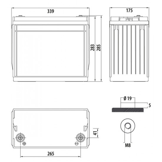 Carbest AGM Battery 134Ah