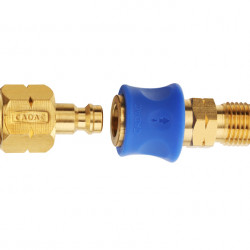 Coupling piece for the gas hose