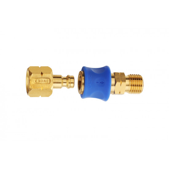 Coupling piece for the gas hose