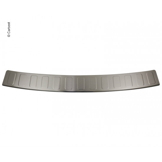 Carbest bumper protector made of brushed stainless steel, short wheelbase