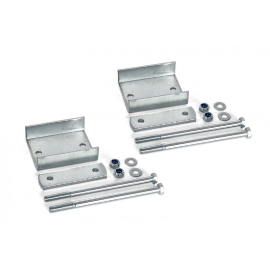 Drawbar adapter for bicycle carriers