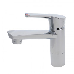 COMO automatic single-lever mixer tap, chrome, height 17 cm, spout 12 cm, NFL 350 mm 8/10 mm, 1" mounting