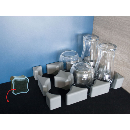 Purvario low glass/cup holder - set of 6