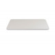 Lightweight tabletop - Top side: white high gloss - Underside: white matte - Edges: white high gloss - Size