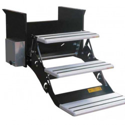 3-step entry step, 530mm, motor on the left