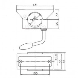 Clamp bracket KLE 48mm