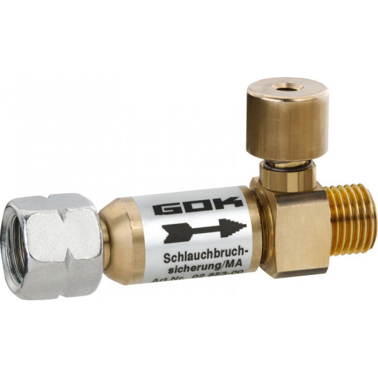 Hose rupture protection - 50 mbar