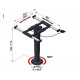 Single-column lift table frame - Height adjustable 335-715 mm - 360° rotatable