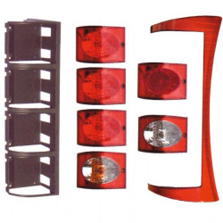 Mounting frame for 3 modules