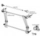 Curtain fastening set 15m