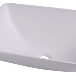 Square washbasin - White
