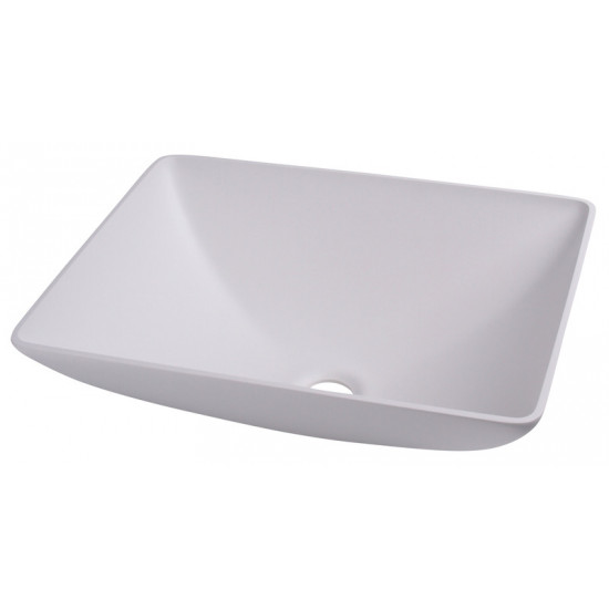 Square washbasin - White