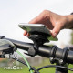 Universal magnetic phone holder for bicycles, strollers, etc.