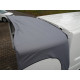 Rear sunroof for gullwing doors