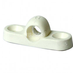 Horizontal wall eyelet, plastic, loose