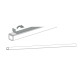 FIAMMA F80S / F85L Flat Adapter Kit for High Roof H2 - Silver, For Fiat Ducato, Peugeot Boxer or Citroën Jumper without front panoramic roof hood, Left and right hand drive, vehicle manufacturing year: 07-2006