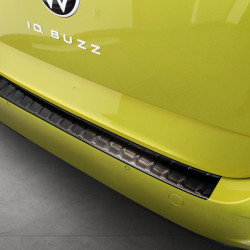 Loading sill protector for VW ID.Buzz, stainless steel matte black