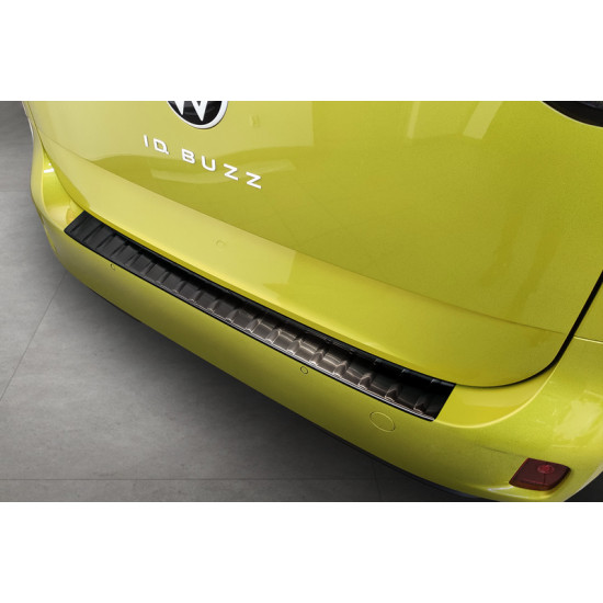 Loading sill protector for VW ID.Buzz, stainless steel matte black