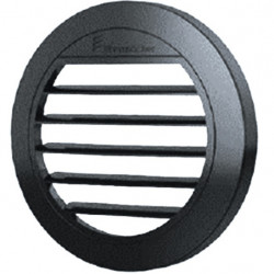 Flat air outlet 30° for Airtronic D2 auxiliary heater, Ø50/60mm, black