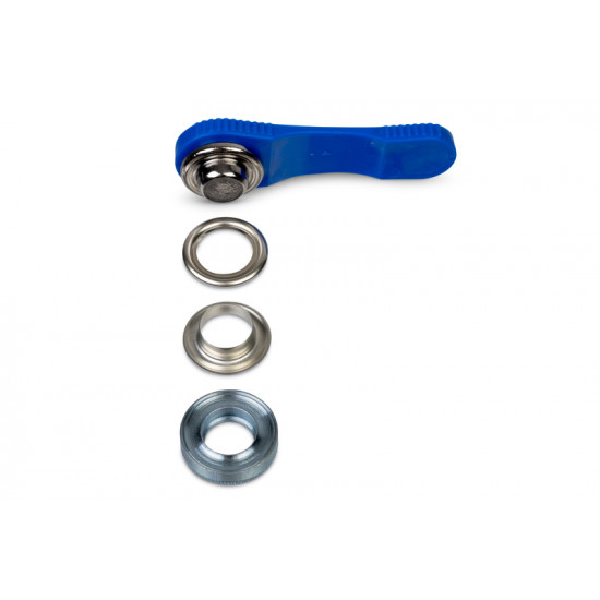 Eyelets and washers, silver-colored, Ø14mm