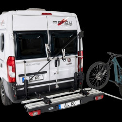 Ramp for bicycle rail with a length of 1250