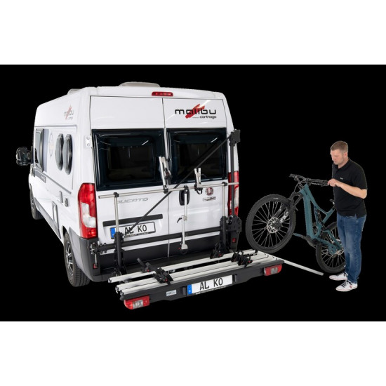 Ramp for bicycle rail with a length of 1250