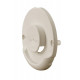Cream-white exterior fireplace part for wall-mounted fireplace set ZR 80