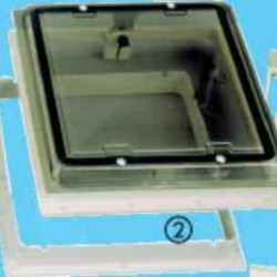 Roof 40x40 m. Roll IR beige