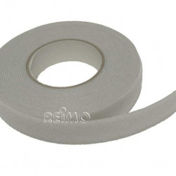 Hook and loop fastener - 10 mm width - Grey - 5 m