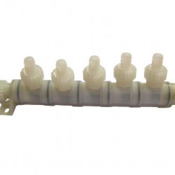 X-Fix 10mm system connector, 5-outlet distributor
