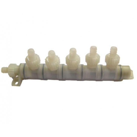 X-Fix 10mm system connector, 5-outlet distributor