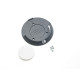 Protective cap holder for gas cylinders