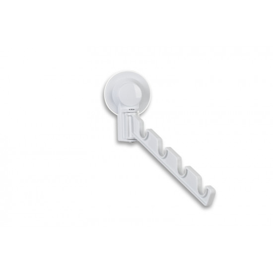 Clothes rail with suction cup - White