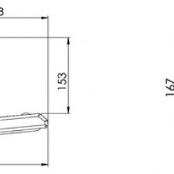 Series T electric 12V step - 480 mm