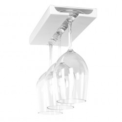Holder for stemmed glasses - White
