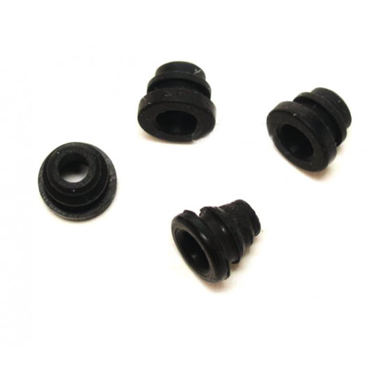 Retaining plugs - Black - Set of 4
