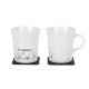 ADRIA Porcelain Magnetic Handled Mugs "CARGORY"