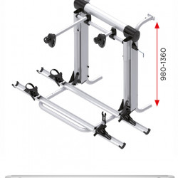 Bike-Lift Standard Rail bicycle carrier for 2 e-bikes or 3 bicycles up to 60 kg