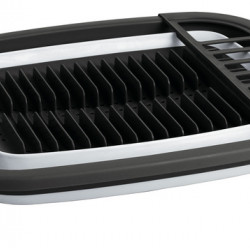 Silicone Dish Dryer - White / Grey