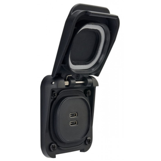 12V Dual USB-C socket, 6A