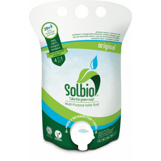 SOLBIO 4 in 1 Multi-functional Toilet Fluid - 800 ml