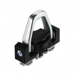 Heavy-duty eyelet, steel, plastic