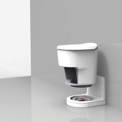 Clesana C1 – waterless toilet with L-adapter